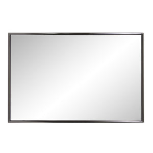 Brushed Titanium Rectangular Wall Mirror - Montana Home & Kitchen Co.