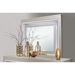 Champagne Toned Mirror Frame With A Lovely Mirrored Accents - Montana Home & Kitchen Co.