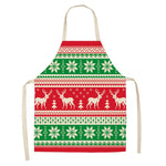 Christmas Apron 13 Style - Size: 47x38, Kids, Deer & Snow Flake - Montana Home & Kitchen Co.