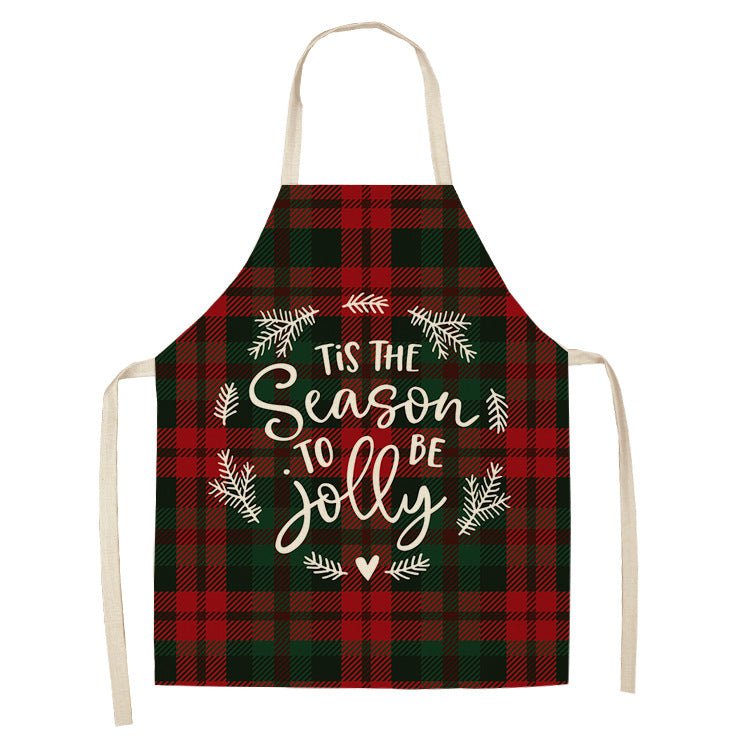 Christmas Apron 19 Style - Size: 47x38, Kids, Tis The Season To Be Jolly - Montana Home & Kitchen Co.