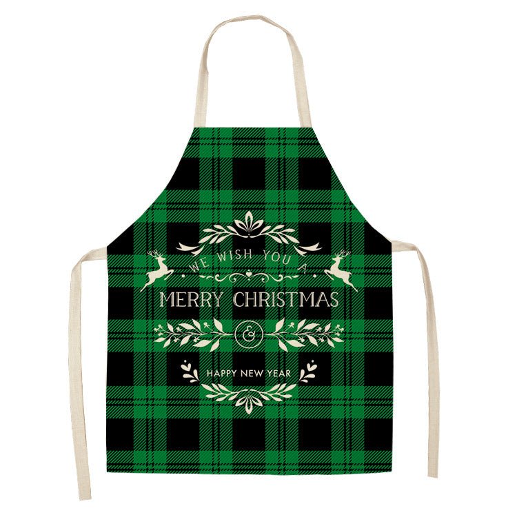 Christmas Apron 23 Style - Size 47x38 Kids, We Wish You A Merry Christmas - Montana Home & Kitchen Co.