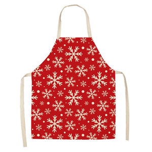 Christmas Apron 3 Style - Size: 47x38, Kids, Snowflakes - Montana Home & Kitchen Co.