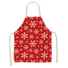 Christmas Apron 3 Style - Size: 47x38, Kids, Snowflakes - Montana Home & Kitchen Co.