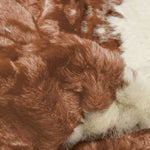 Cowhide Animal Print Area Rug Brown and Ivory Faux 4' X 5' - Montana Home & Kitchen Co.