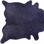 Cowhide Area Rug 6' X 7' Navy Blue - Montana Home & Kitchen Co.