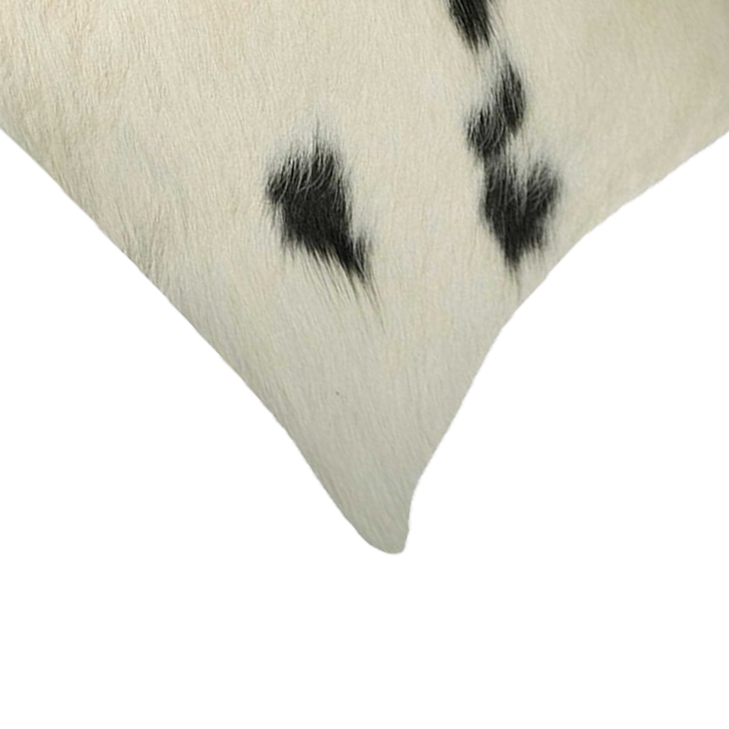 Cowhide Pillow 12" X 20" X 5" White And Black - Montana Home & Kitchen Co.