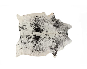 Cowhide Rug 72" X 84" White And Black - Montana Home & Kitchen Co.