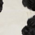 Cowhide Rug 72" X 84" White And Black - Montana Home & Kitchen Co.