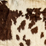 Cowhide Rug 72" X 84" White And Brown - Montana Home & Kitchen Co.