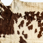 Cowhide Rug 72" X 84" White And Brown - Montana Home & Kitchen Co.