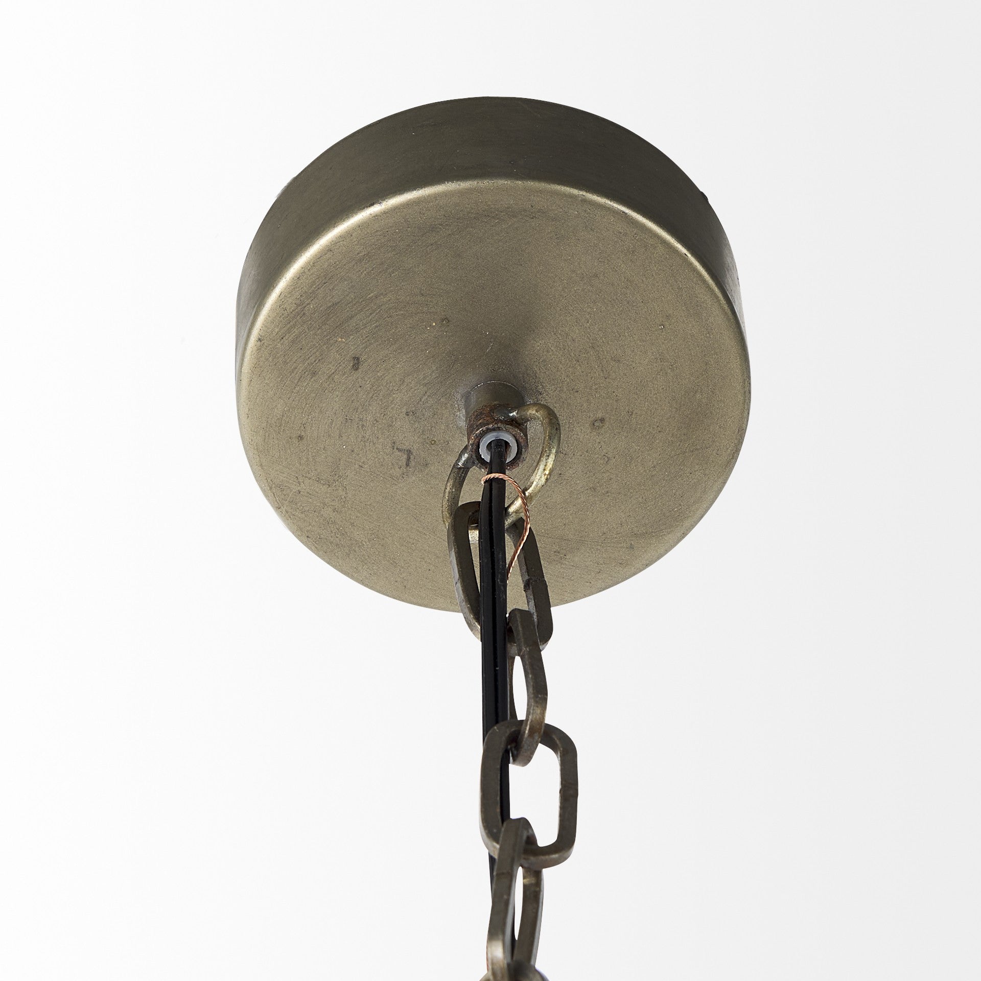 Distressed Bronze Metal Dome Hanging Light - Montana Home & Kitchen Co.