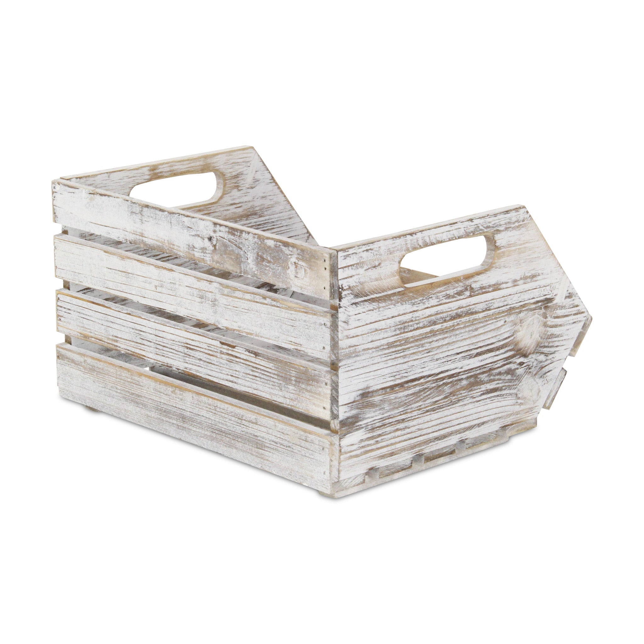 Distressed Gray Wooden Storage Box - Montana Home & Kitchen Co.