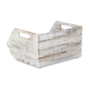 Distressed Gray Wooden Storage Box - Montana Home & Kitchen Co.