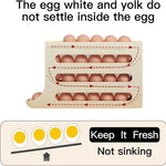 Egg Dispenser, Space - Saving Rolling Eggs Dispenser for Refrigerator Storage - Montana Home & Kitchen Co.