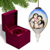 Family of Penguins Hand Painted Mouth Blown Glass Ornament - Montana Home & Kitchen Co.