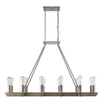 Finnick 12 - Light Satin Nickel Chandelier - Montana Home & Kitchen Co.