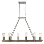 Finnick 12 - Light Satin Nickel Chandelier - Montana Home & Kitchen Co.