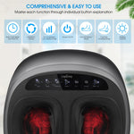 Foot Massager Machine with Heat and Massage Gifts for Men and Women Shiatsu Deep Kneading Electric Feet Massager for Home and Office Use - Montana Home & Kitchen Co.