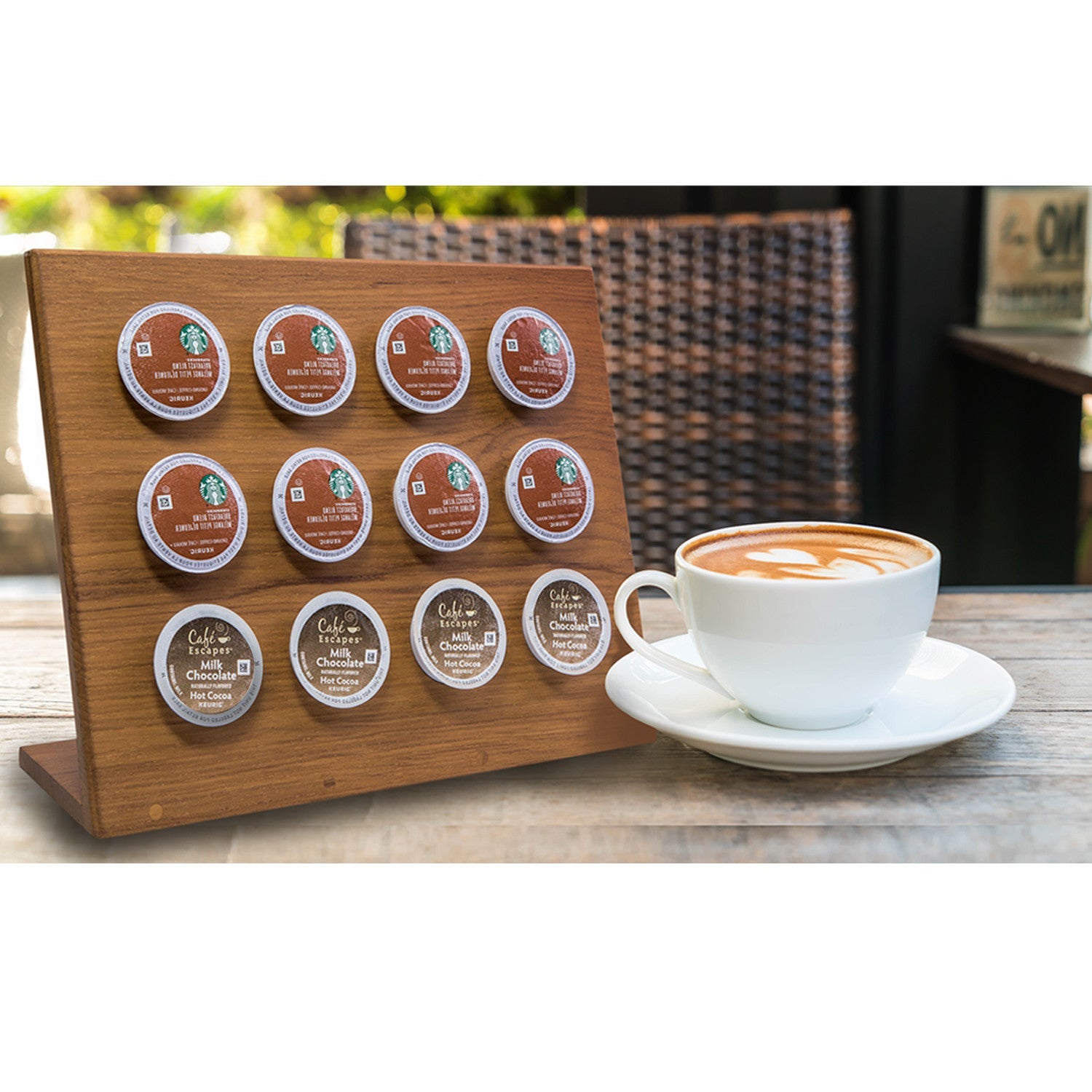 Free Standing 12.00 " Wood Coffee Storage & Accessories - Montana Home & Kitchen Co.