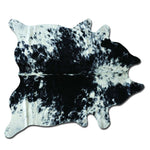 Genuine Cowhide Area Rug 6' X 7' Black and White - Montana Home & Kitchen Co.