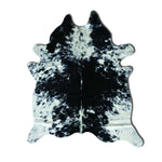 Genuine Cowhide Area Rug 6' X 7' Black and White - Montana Home & Kitchen Co.