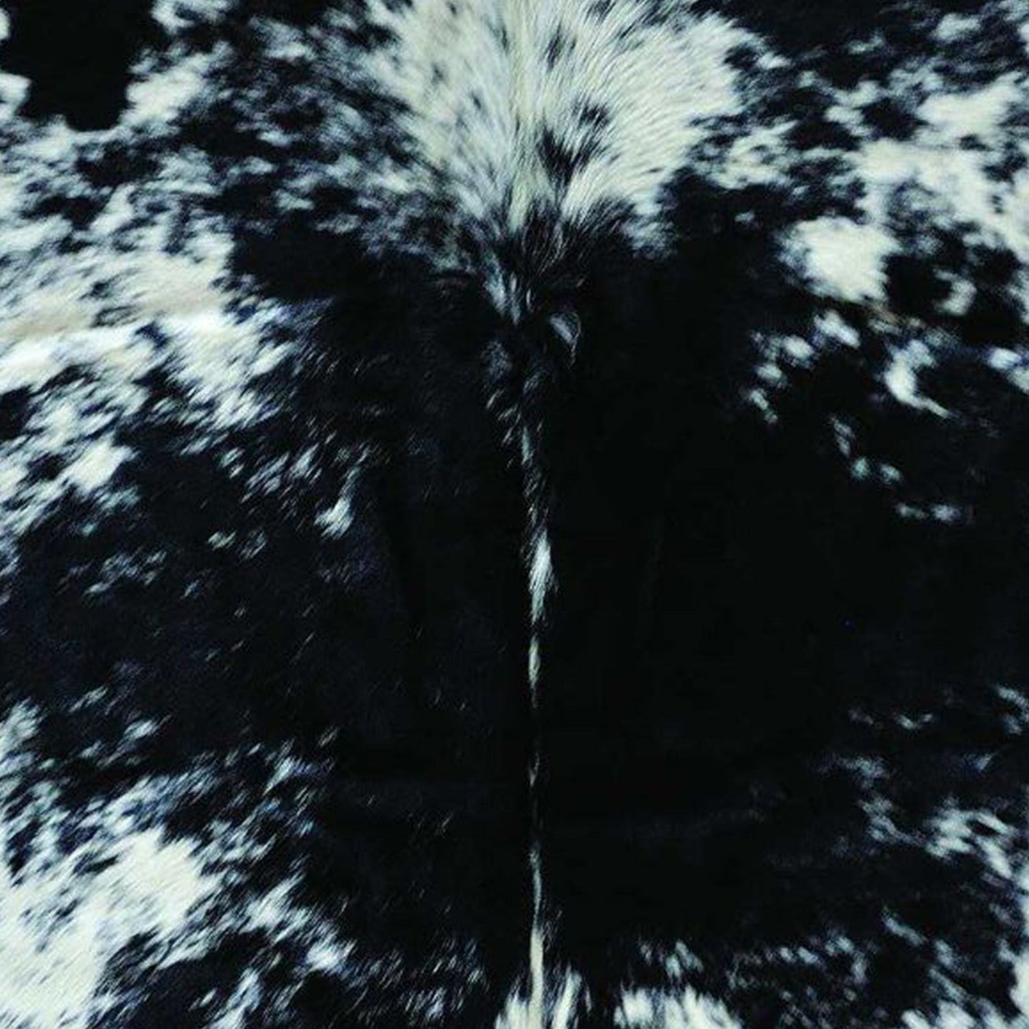 Genuine Cowhide Area Rug 6' X 7' Black and White - Montana Home & Kitchen Co.