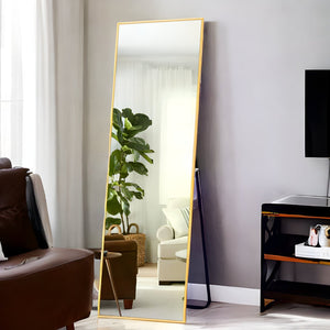 Gold Full Length Standing Mirror - Montana Home & Kitchen Co.