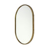 Gold Oval Accent Metal Mirror - Montana Home & Kitchen Co.