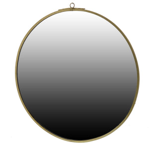 Gold Round Wall Mirror - Montana Home & Kitchen Co.