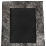 Gray Cowhide Tabletop Picture Frame 4" x 6" - Montana Home & Kitchen Co.