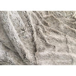 Gray Faux Fur Ombre Plush Throw - Montana Home & Kitchen Co.