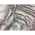 Gray Faux Fur Ombre Plush Throw - Montana Home & Kitchen Co.