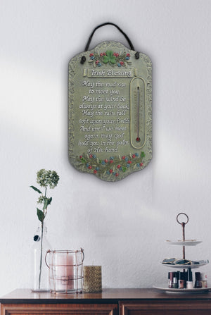 Irish Blessing Indoor Outdoor Resin Welcome Wall Decor - Montana Home & Kitchen Co.