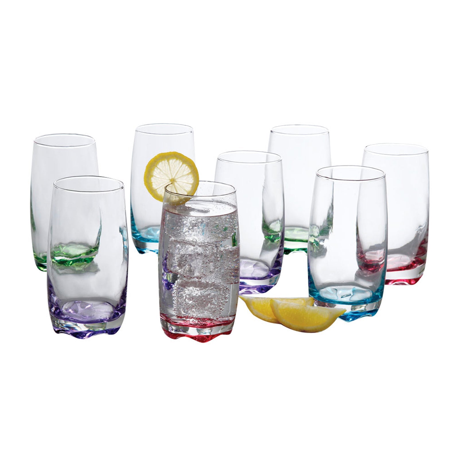 Karissa 8 - Piece Glass Tumbler Set - Montana Home & Kitchen Co.