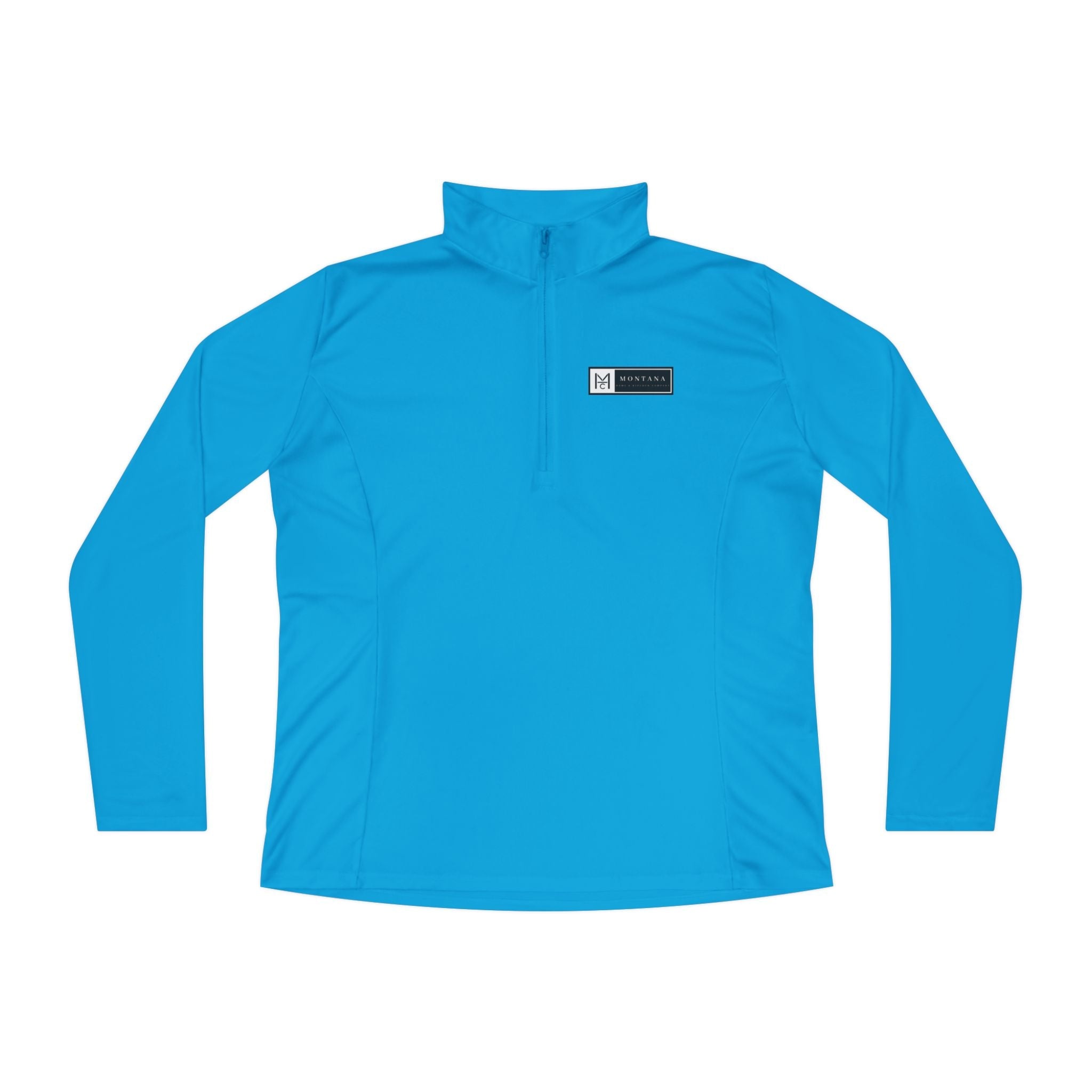 Ladies Quarter - Zip MHKC Pullover "The Last Best Place" - Montana Home & Kitchen Co.