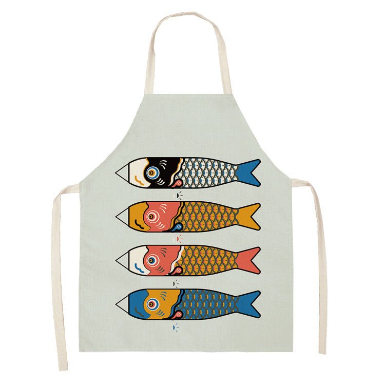 Marine animal series apron - Size: 68X55CM Adult - Montana Home & Kitchen Co.