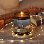 MHKC Elk Design Scented Soy Candle (Multi - Size, Amber Jar) - Montana Home & Kitchen Co.