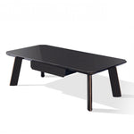 Modern Black and Rose Gold Coffee Table - Montana Home & Kitchen Co.