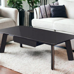 Modern Black and Rose Gold Coffee Table - Montana Home & Kitchen Co.