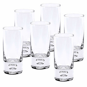 Mouth Blown Crystal 6 Pc Shot Or Vodka Glass Set 3 Oz - Montana Home & Kitchen Co.