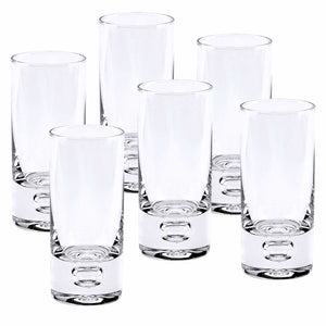 Mouth Blown Crystal 6 Pc Shot Or Vodka Glass Set 3 Oz - Montana Home & Kitchen Co.