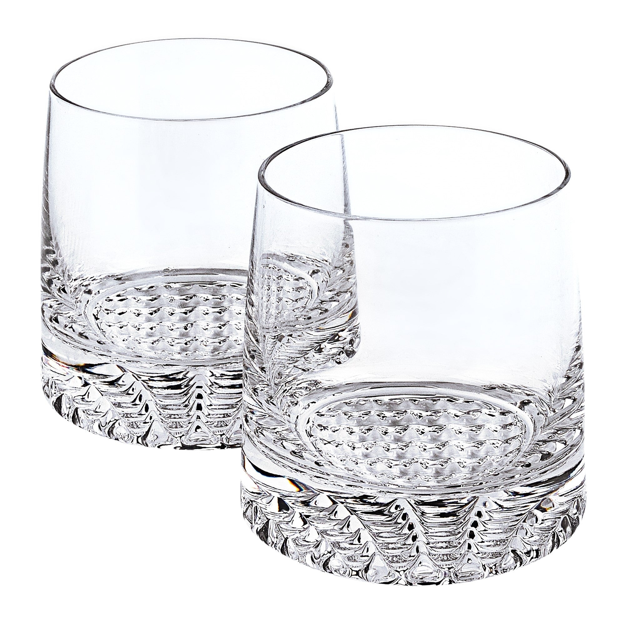 Mouth Blown European Crystal Whiskey Set 4 Pc Rocks Or Dof Set - Montana Home & Kitchen Co.