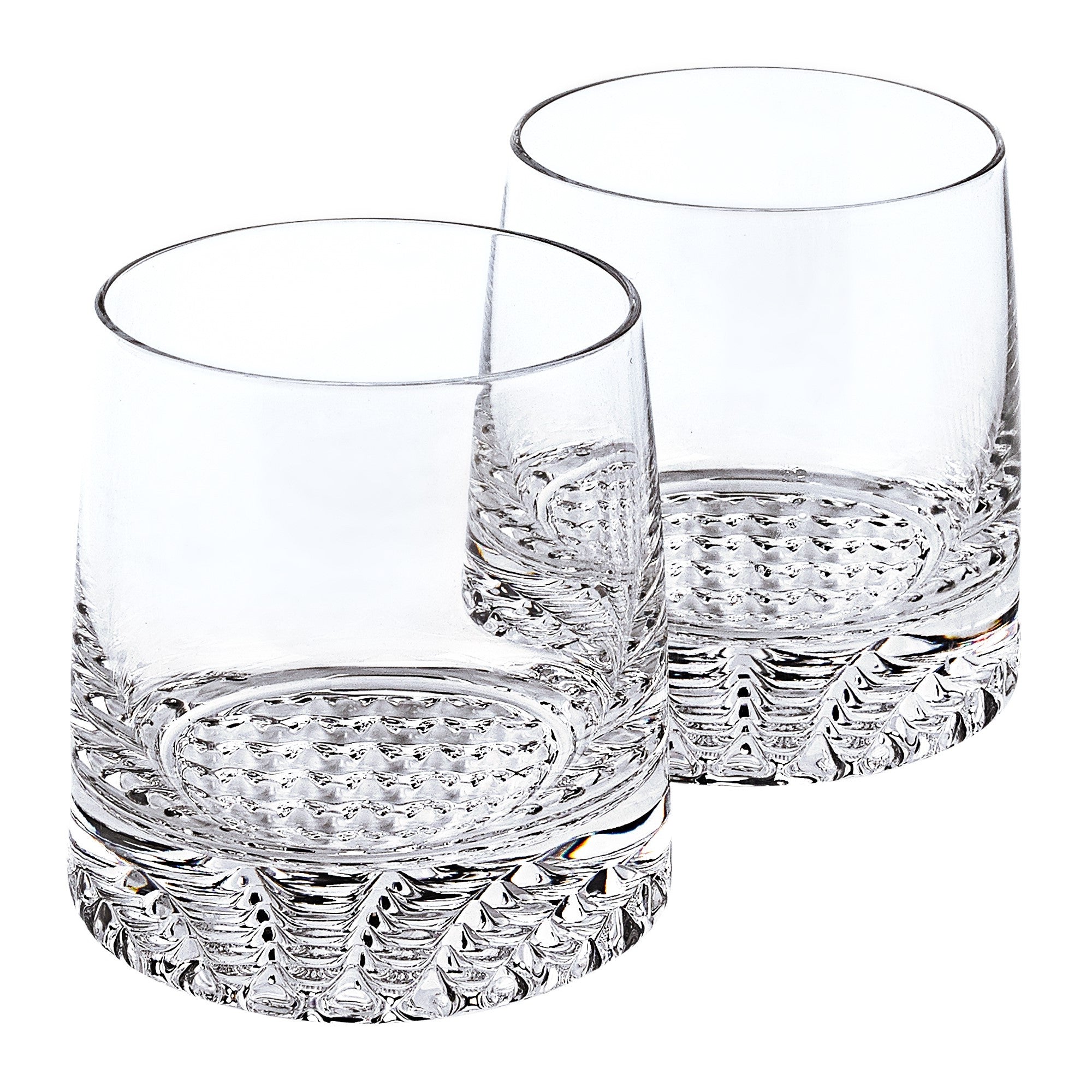 Mouth Blown European Crystal Whiskey Set 4 Pc Rocks Or Dof Set - Montana Home & Kitchen Co.