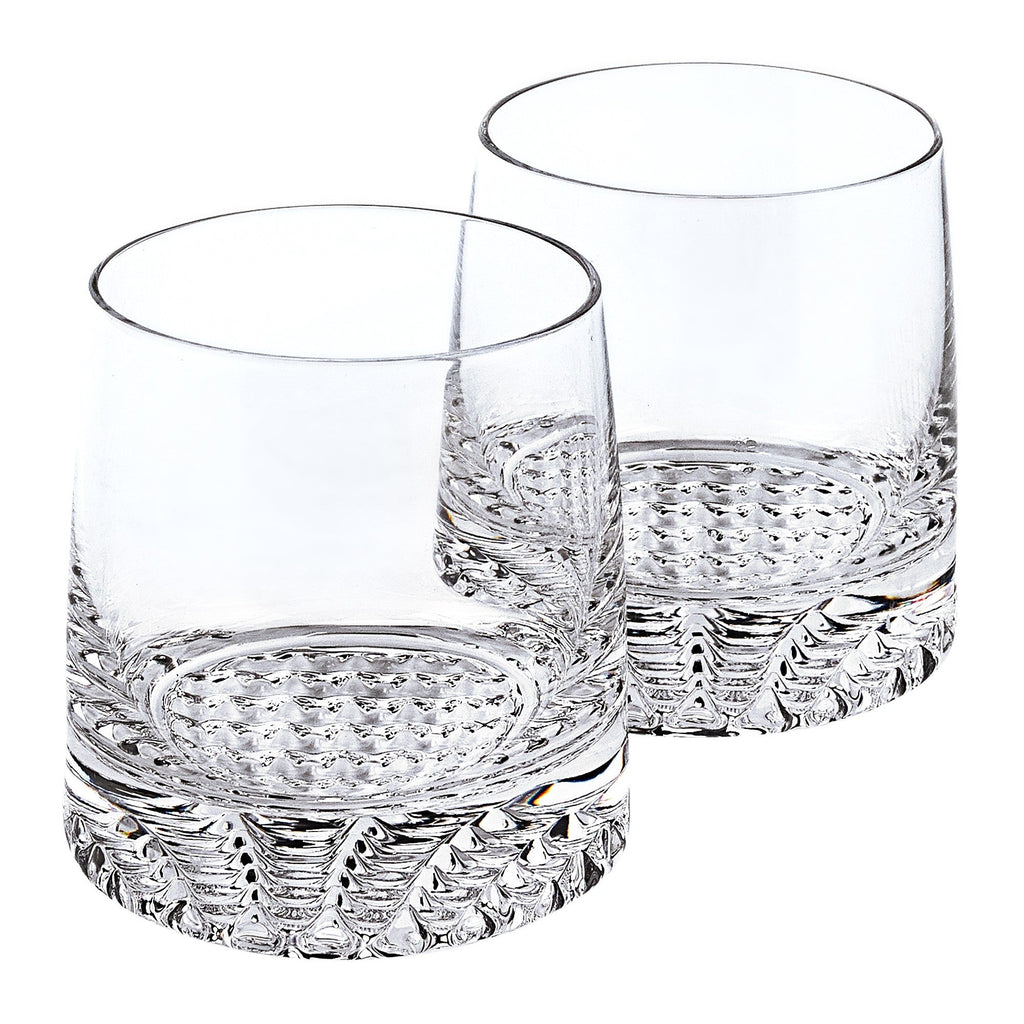 Mouth Blown European Crystal Whiskey Set 4 Pc Rocks Or Dof Set - Montana Home & Kitchen Co.