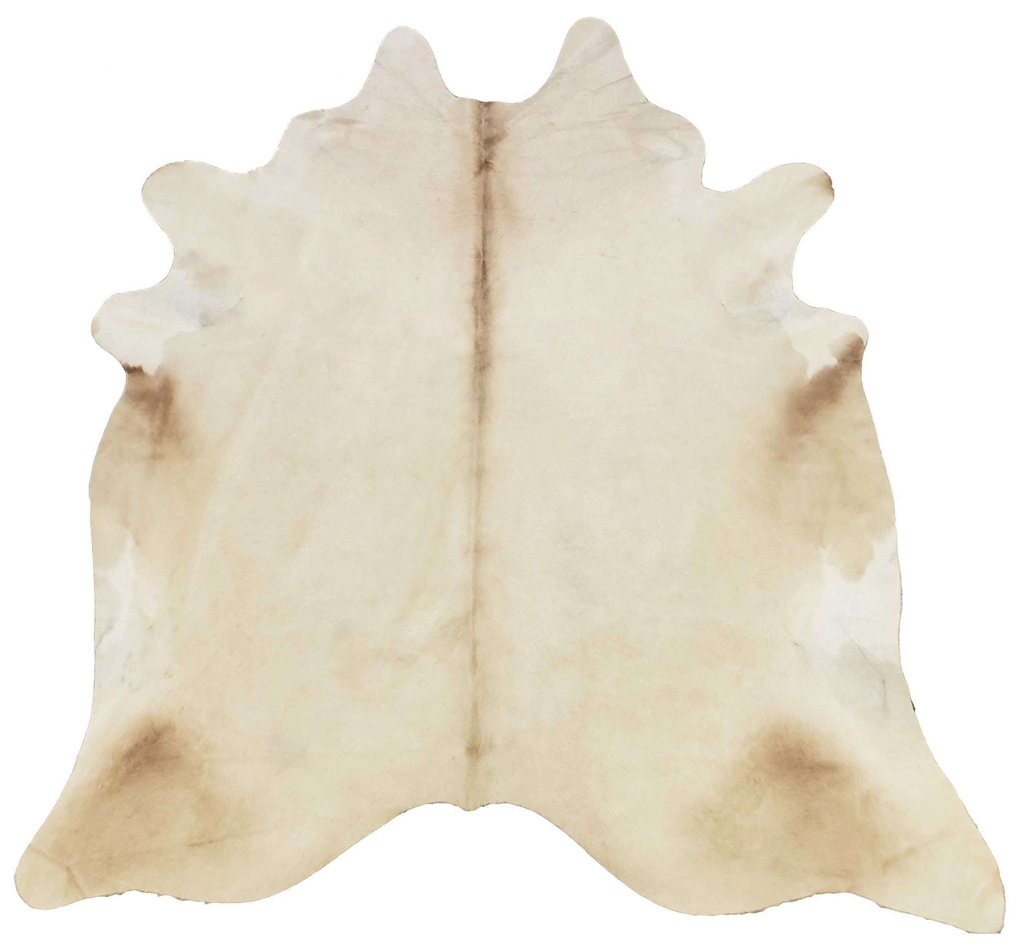 Natural Brindled Cowhide Rug / 6' / Blush - Montana Home & Kitchen Co.