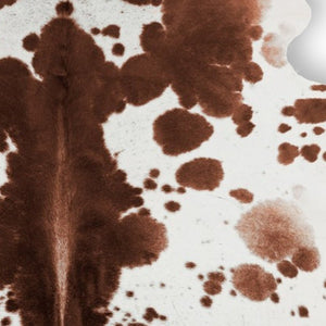 Natural Cowhide Area Rug Brown And White Spotted - Montana Home & Kitchen Co.