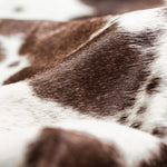 Natural Cowhide Area Rug Brown And White Spotted - Montana Home & Kitchen Co.