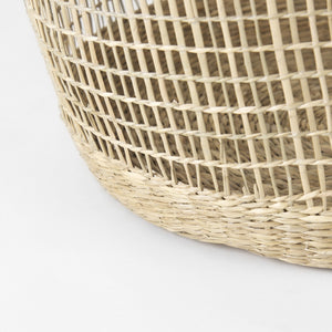 Natural Wicker Basket 20" Set of Three - Montana Home & Kitchen Co.