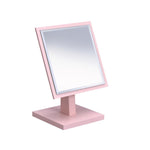 Pink Rectangle Makeup Shaving Tabletop Mirror - Montana Home & Kitchen Co.