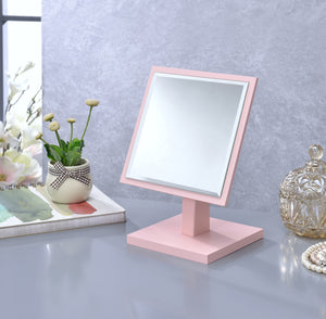 Pink Rectangle Makeup Shaving Tabletop Mirror - Montana Home & Kitchen Co.